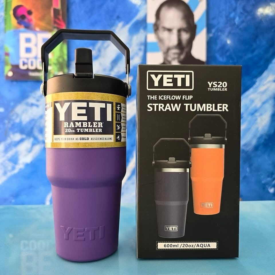 YETI Rambler IceFlow Flip Straw Cup (20 oz)