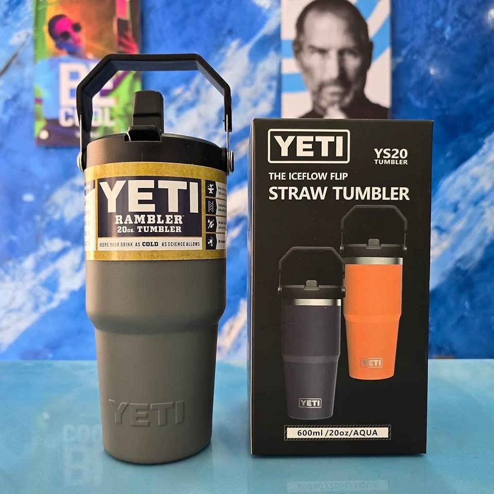 YETI Rambler IceFlow Flip Straw Cup (20 oz)