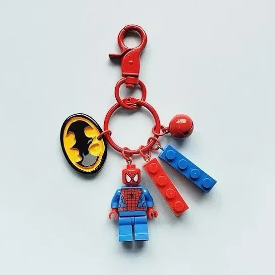 Brick Brigade Hero Blocks Keychain
