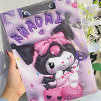 Sanliou Dark Bloom Kuromi A4 Exam Pad