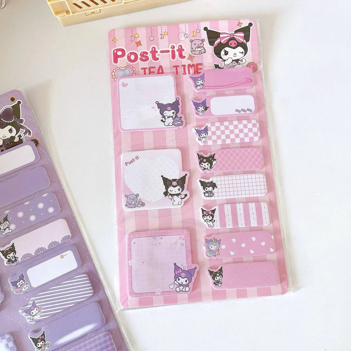 Kuromi Tea Time Multi-Tab Sticky Notes