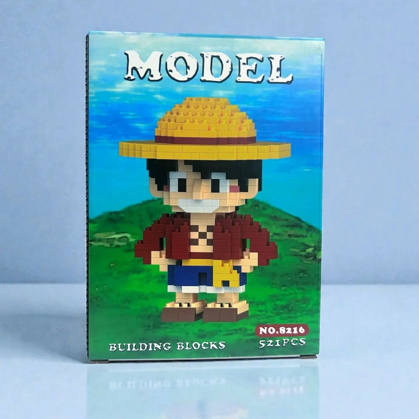 Straw Hat Monkey D. Luffy Micro Blocks Set (521 Pcs)