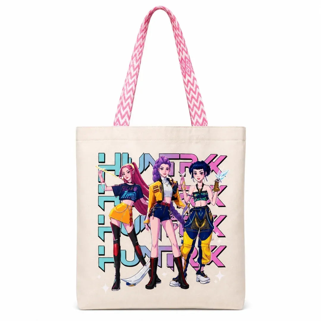 K-Pop HUNTRIX Elite Squad Tote Bag