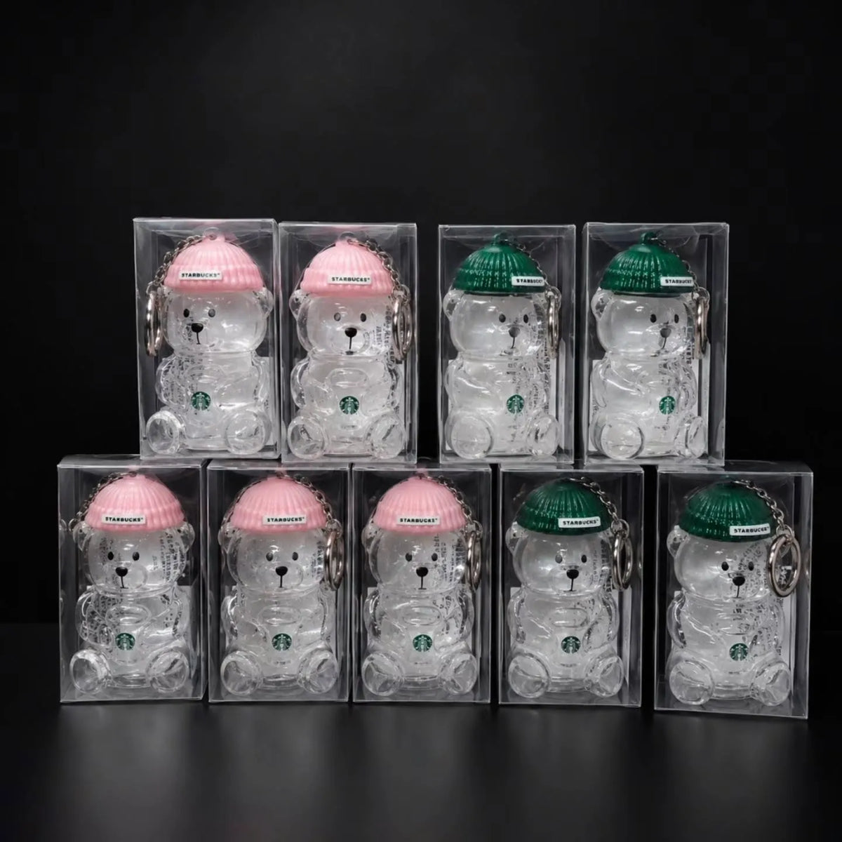 StarBX Bearista Crystal Bear Keychain