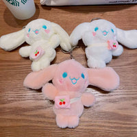 Cherry Blossom Cinnamoroll Plush Keychain