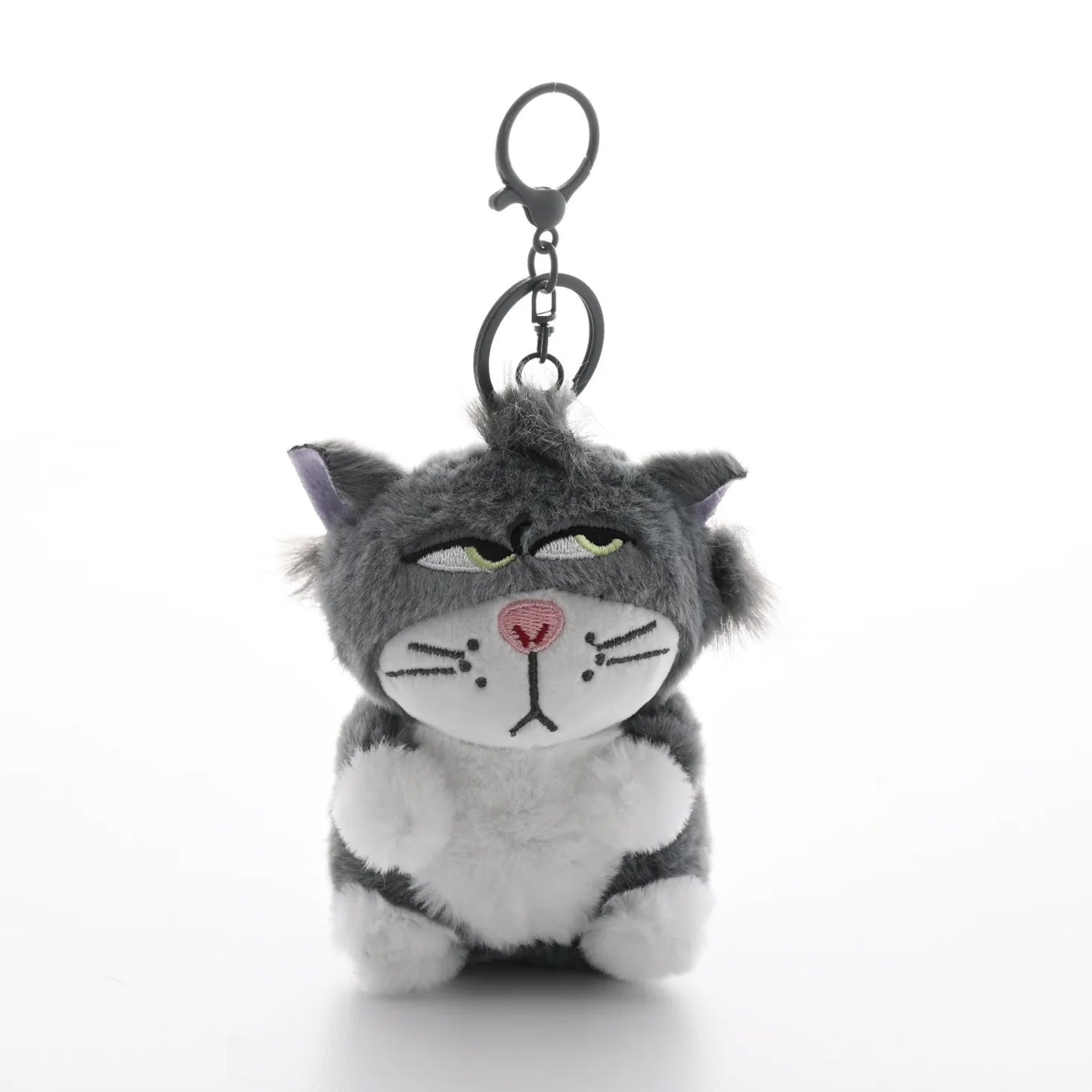 Lucifer Cat Impatient Grumps Keychain