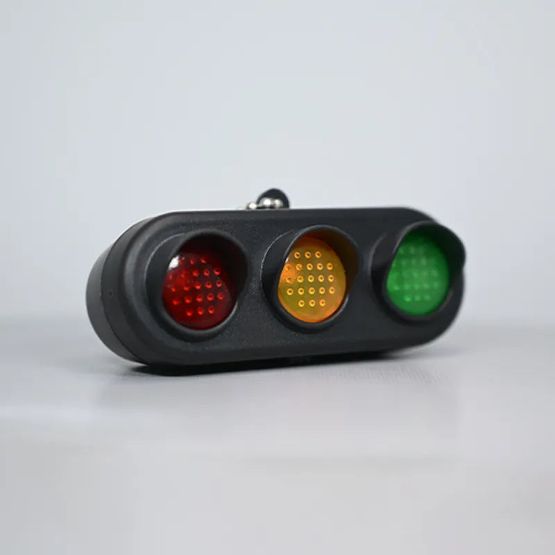 Interactive Traffic Signal Sound & LED Keychain