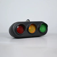 Interactive Traffic Signal Sound & LED Keychain