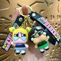 Powerpuff Girls Crybaby Cop Keychain