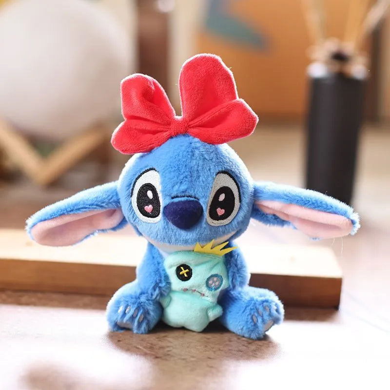 Cosmic Alien Bowknot Scrump Hug Keychain