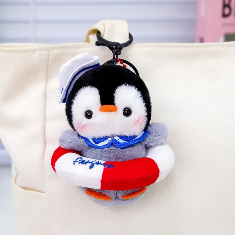 Arctic Sailor Penguin Plush Keychain