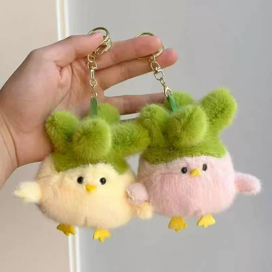 Hubei Souvenir Interactive Garlic Bird Keychain