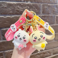 Chiikawa Crew Silicone Keychain