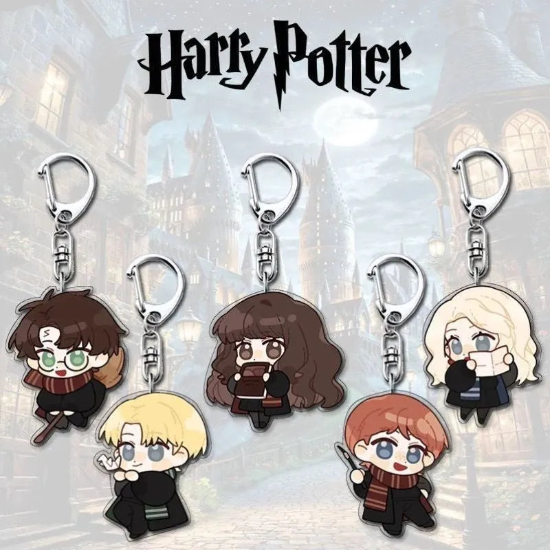 Harry Potter Hogwarts Chibi Acrylic Keychain