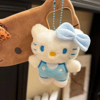 Hello Kitty Pastel Overalls Keychain