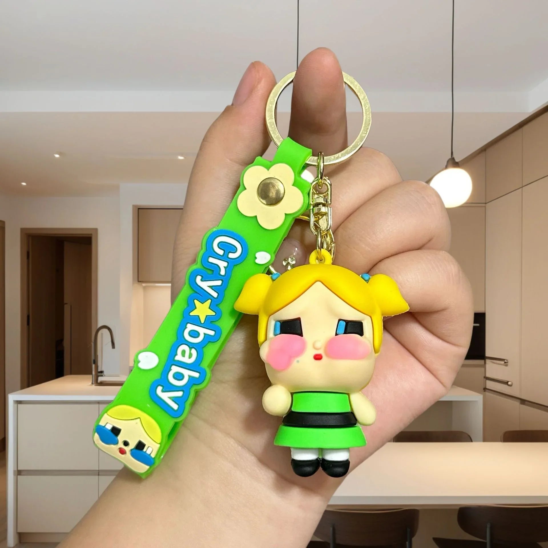 Cry Baby Bubble Aura Keychain