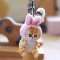 Mofusand Cat Meow Bunny Keychain