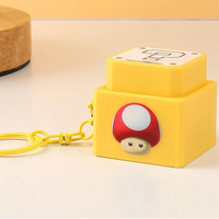 Toad Question Block Fidget Keychain