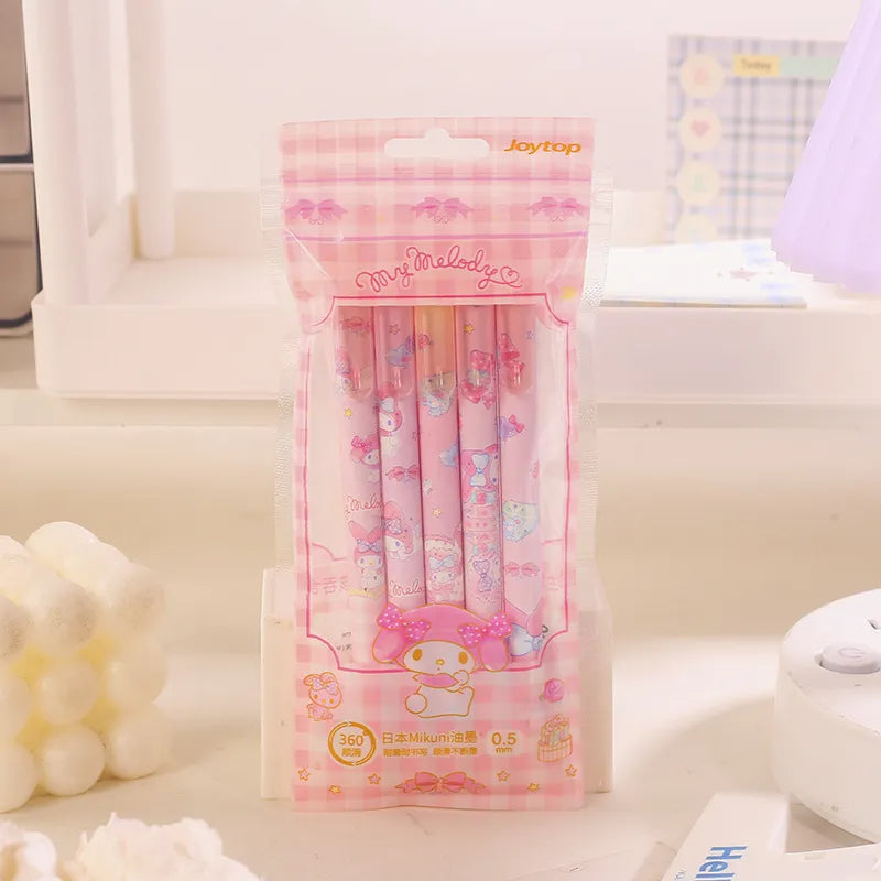 Sanrio Beautiful Time Gel Pen (Set of 5)