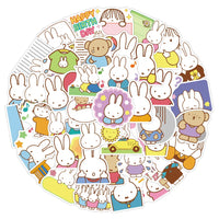 Miffy & Friends Waterproof Vinyl Sticker Pack (50 Pcs)