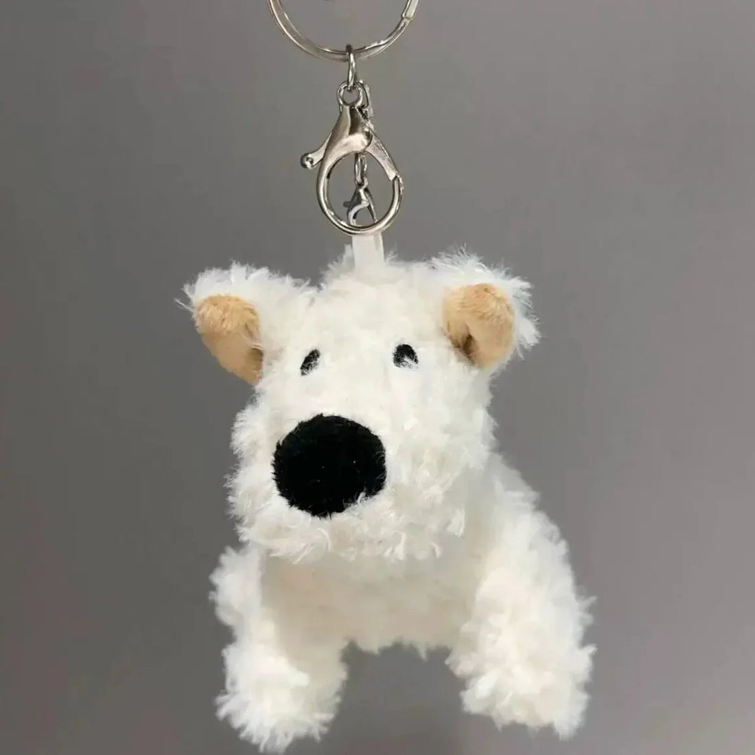 West Highland Scrawled Pup Plush Keychain