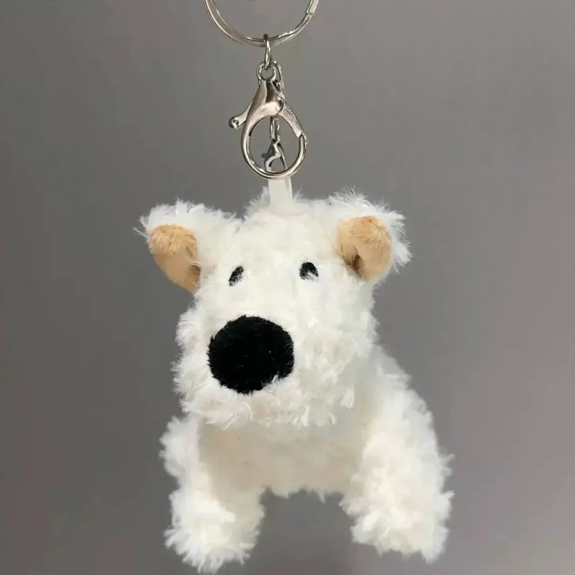 West Highland Scrawled Pup Plush Keychain