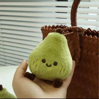 JC Ultimate Squishy Green Pear Plush Keychain