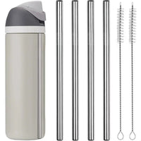 Sustainable Metal Straw Set for Owala Bottle (Pack of 6)