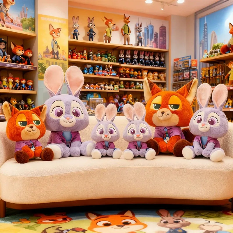 Zootopia Judy & Nick Purple Jacket Plush