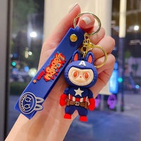 Labubu Hero Cosplay 3D Keychain