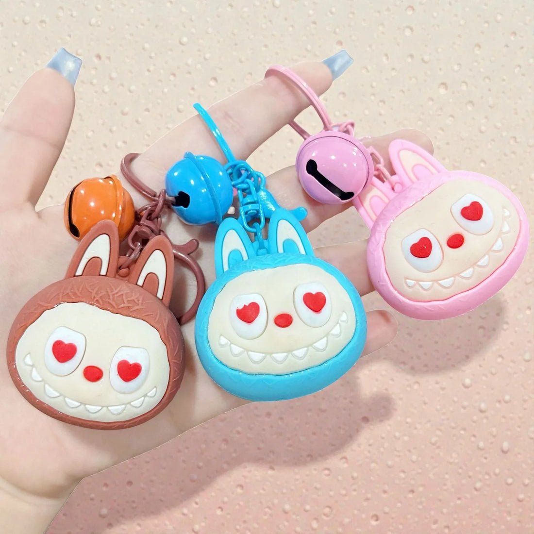 Labubu Gazy Head Silicone Keychain