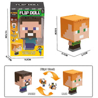 Minecraft Block World 2-in-1 Flip Doll