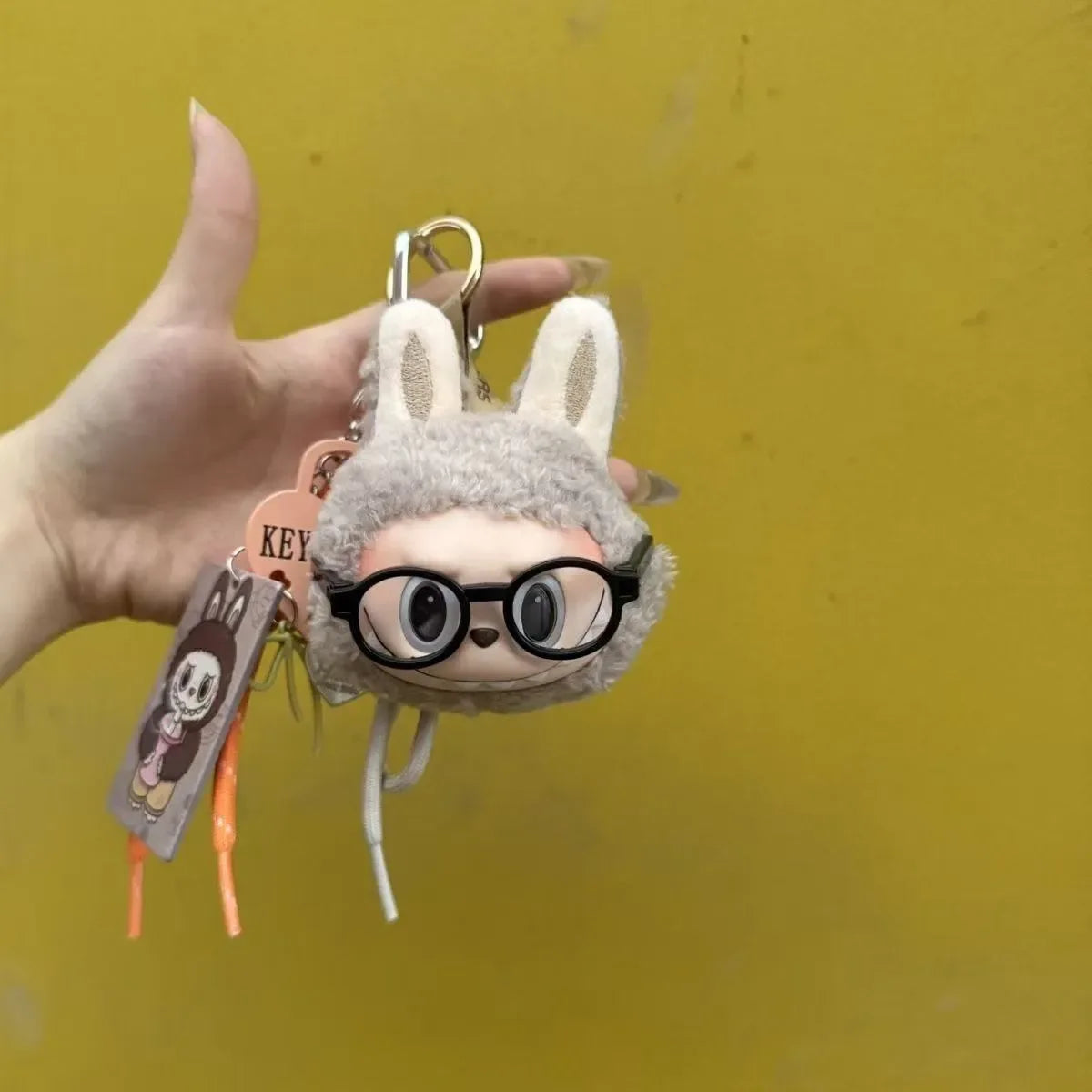 Labubu Gen 1 Macaron Big Head Keychain