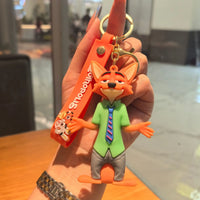 Zootopia 2 Character Lanyard Strap 3D Keychain