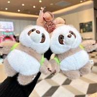 Backpack Panda Plush Keychain