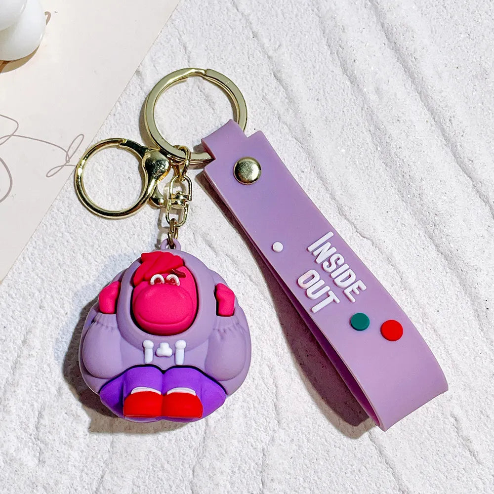 Inside Out Emotions 3D Keychain