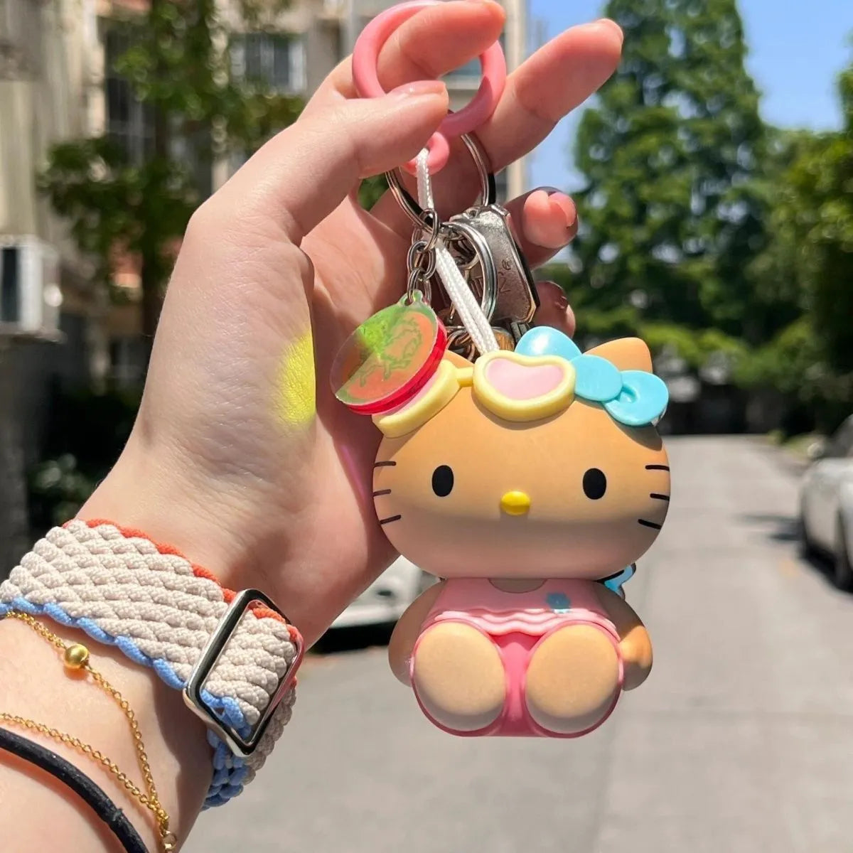 Hello Kitty UV Color-Changing Premium Keychain