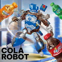 Canned Drink Robot Transformers Figurines (17 cm)