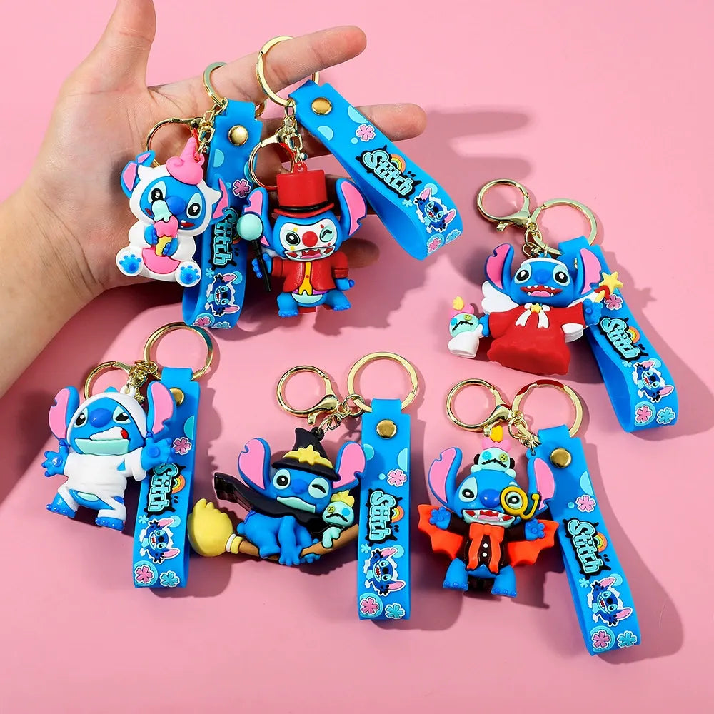 Stitch Halloween Paradise 3D Keychain