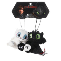 Night & Light Fury Love Keychain Set