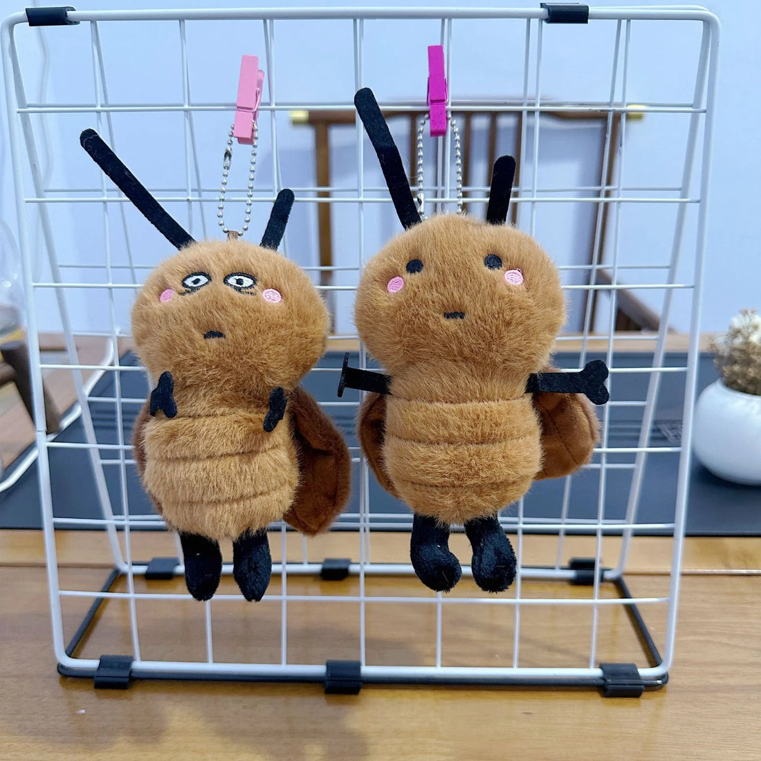 Midnight Cockroach Plush Keychain