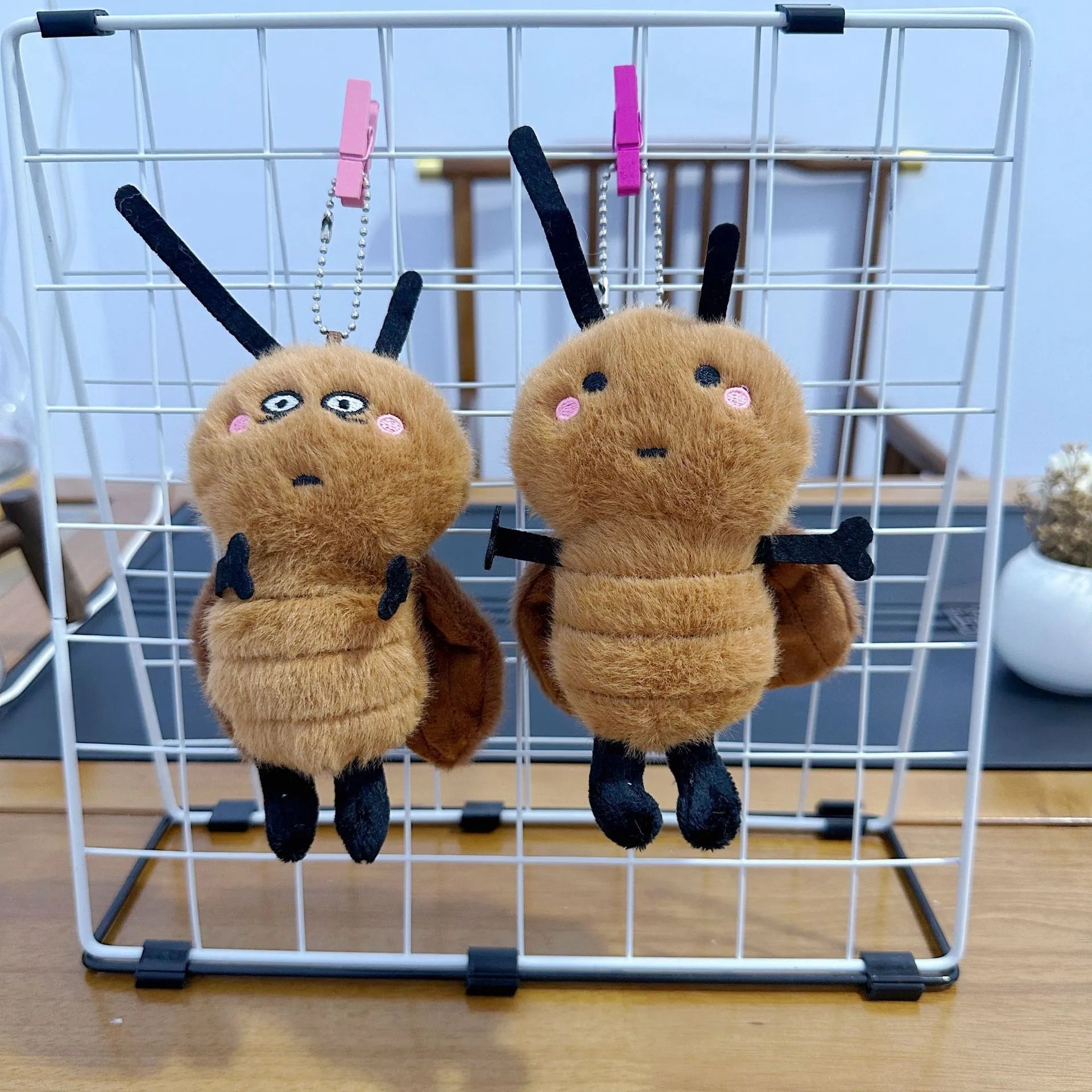 Midnight Cockroach Plush Keychain