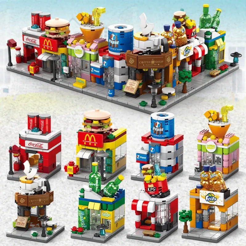 Bricks City Store Micro Building Blocks