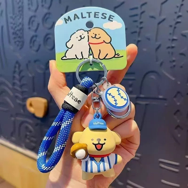 Line Puppy Sports League Keychain