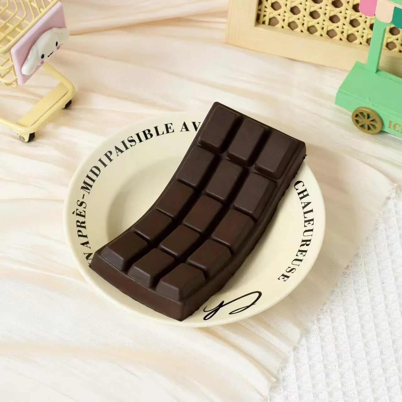 Chocolate Slab Ultra Slow-Rising Fidget Squishy