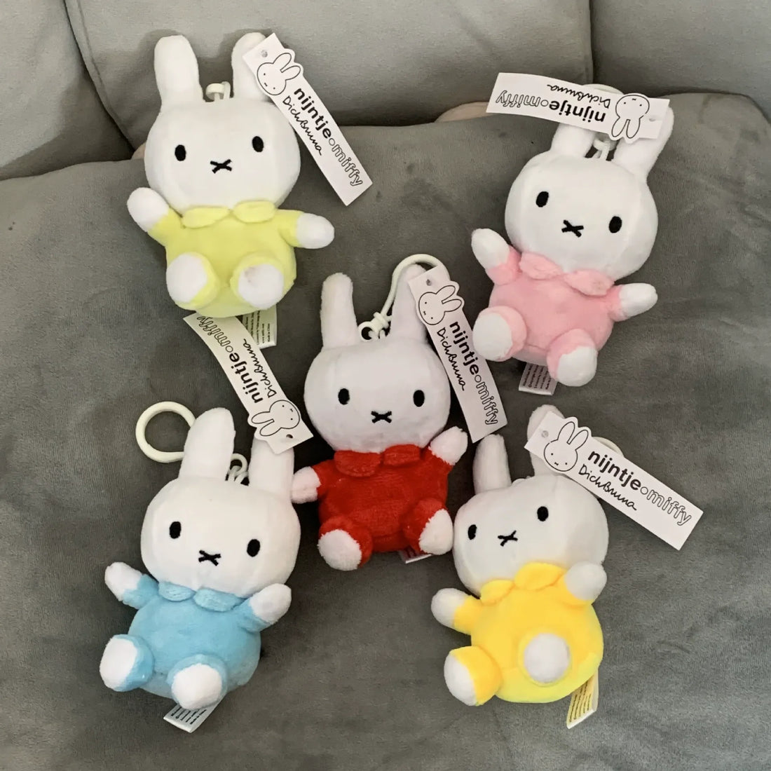 Miffy Kawaii Mirth Plush Keychain