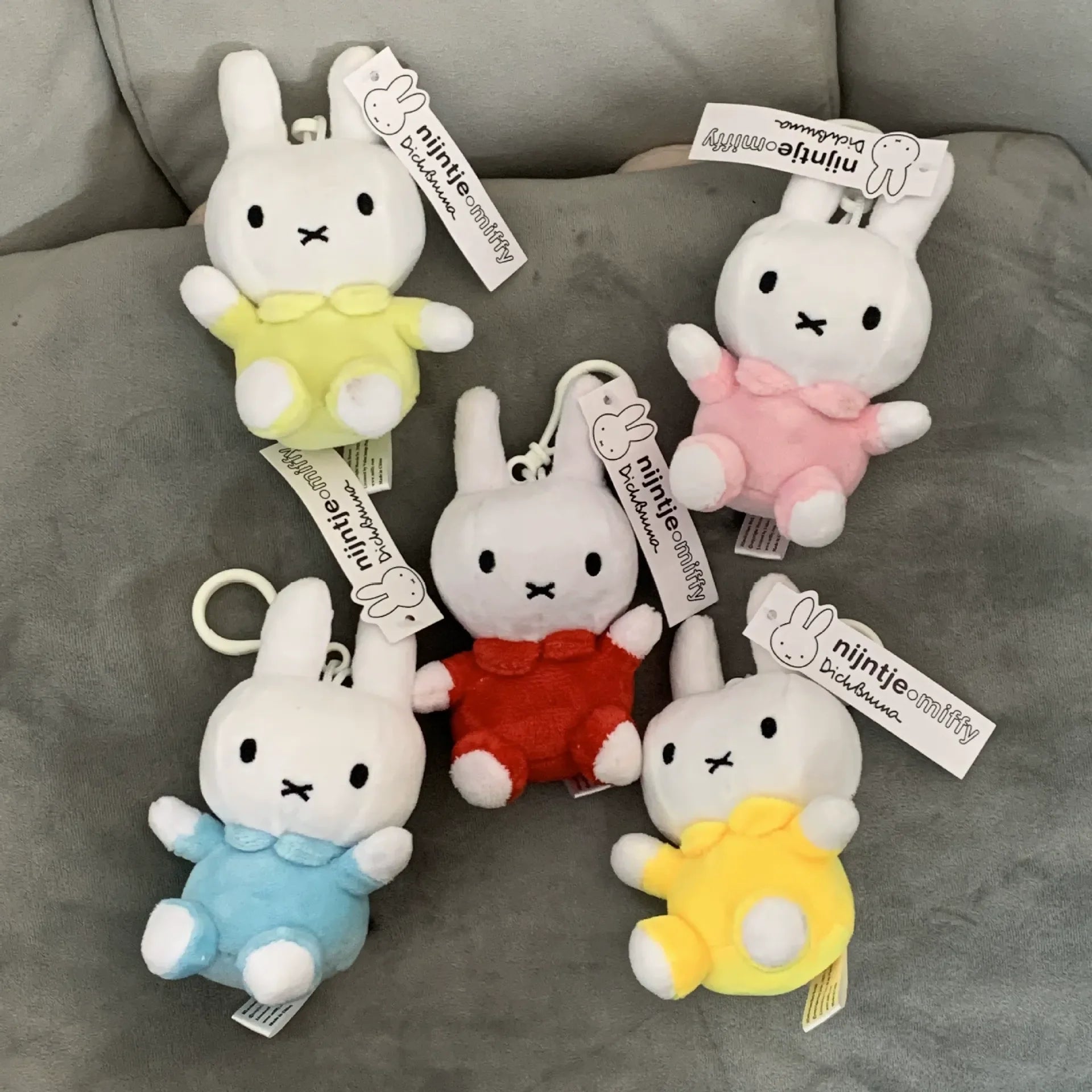 Miffy Kawaii Mirth Plush Keychain