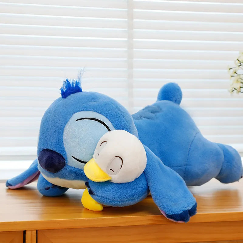 Sleepy Stitch Duck Hug Plushie (35 cm)