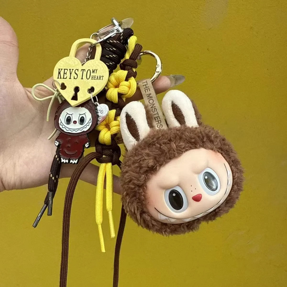 Labubu Gen 1 Macaron Big Head Keychain