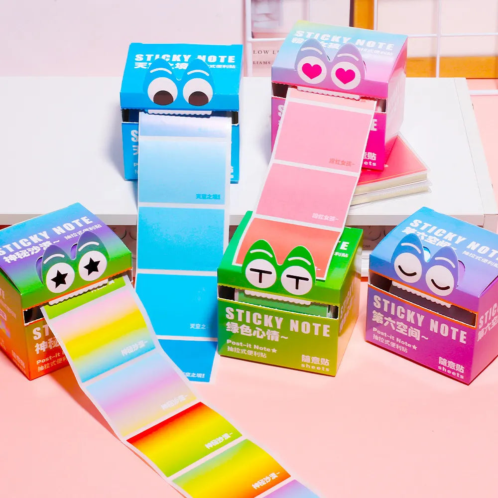 Big-Eyed Monster Pop-Up Pull-Out Sticky Notes